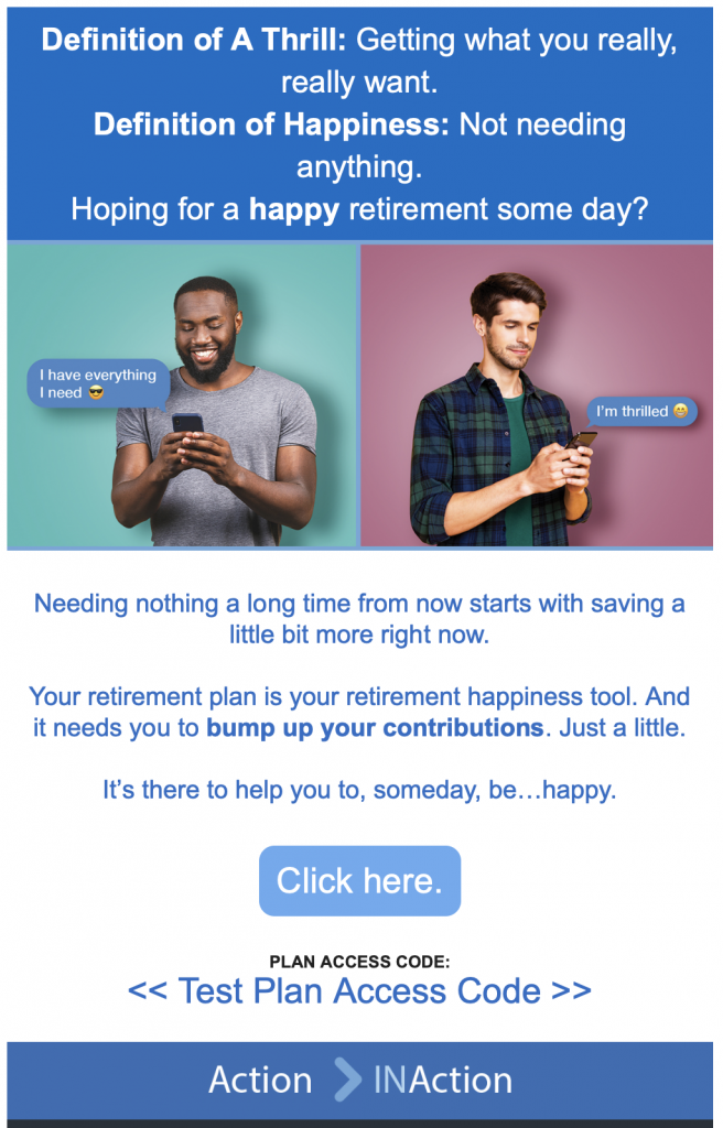 Retirment Ad for Linked in